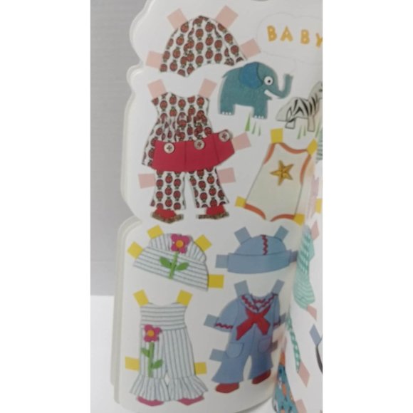 Vintage 1973 Baby Beans Paper Dolls Whitman Book Uncut book - Picture 9 of 10